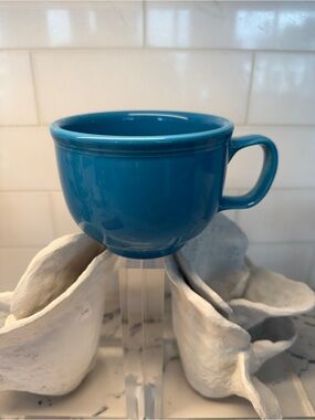 Homer Laughlin FIESTAWARE 18 oz Jumbo Mug Peacock Blue Soup Cup / mug